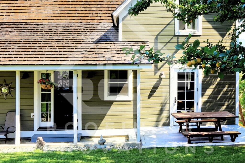 Sage Green Siding