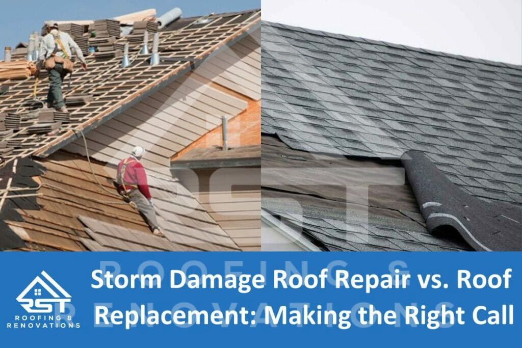 Storm Damage Roof Repair Vs. Roof Replacement