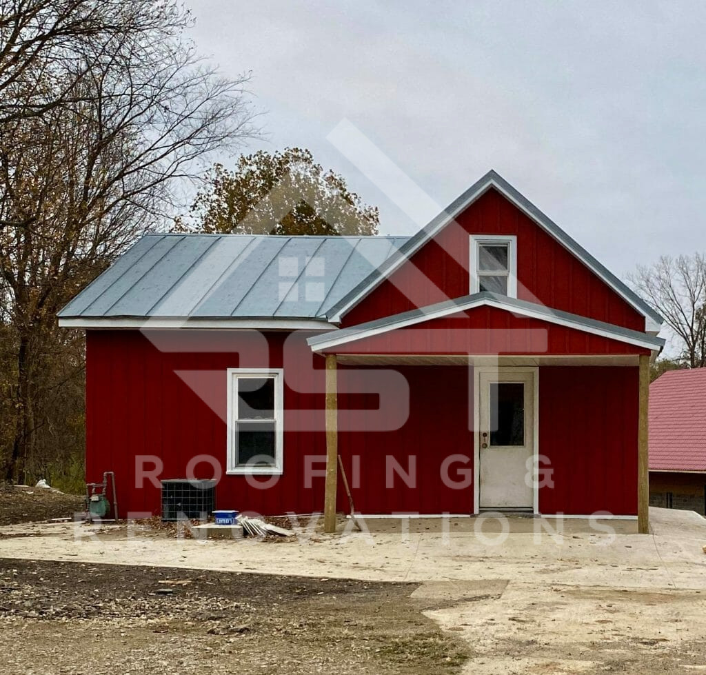 Metal Siding Color Colonial Red Metal Siding