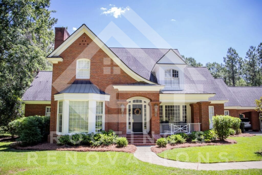 Mixed Brick Siding