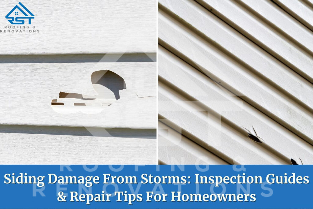siding damage from storm