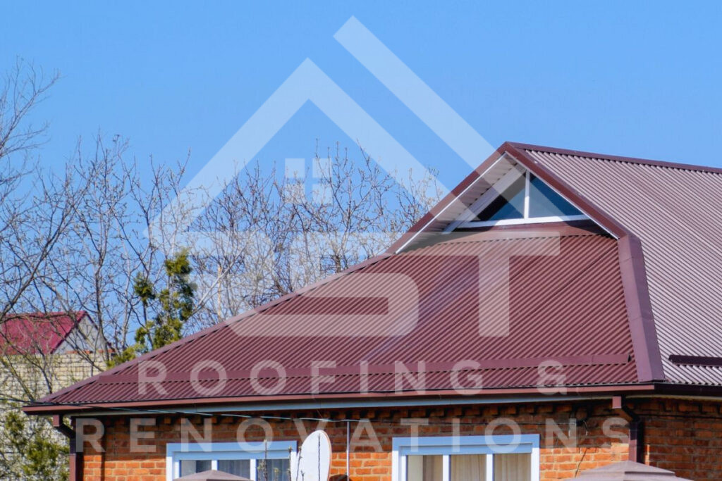 Burgundy Standing Seam Metal Roof