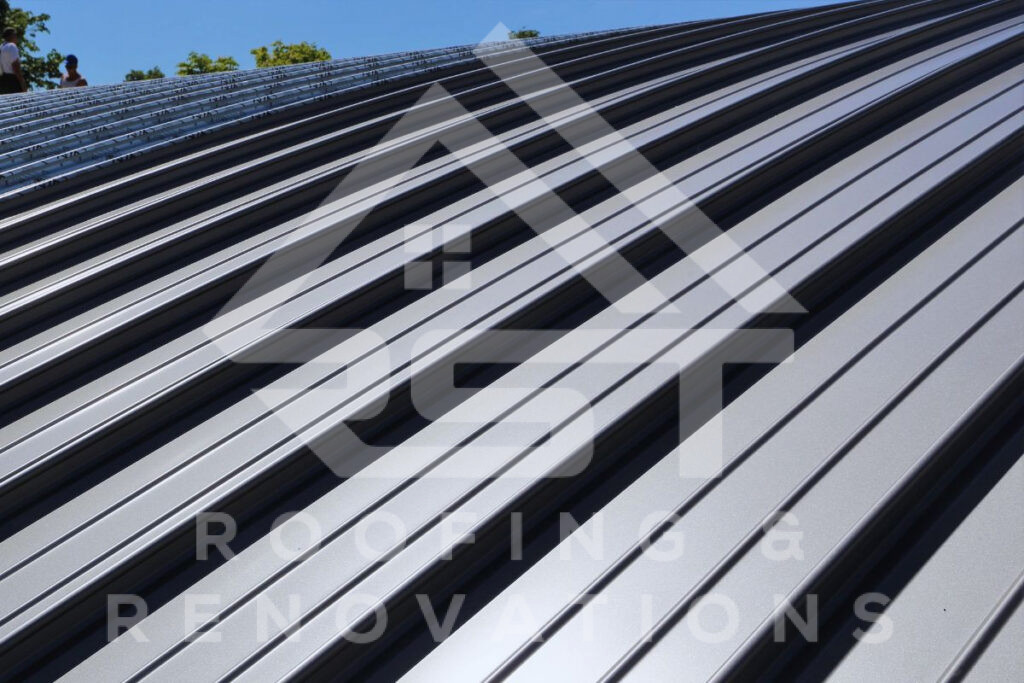 Charcoal Gray Standing Seam Metal Roof 