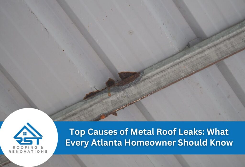 Metal Roof Leak With Rust